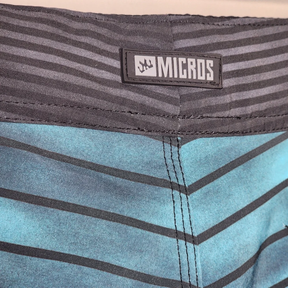 Micros Ares Tie Dye 4 Way Stretch Boardshorts with Comfort‎ Fly for Men 34